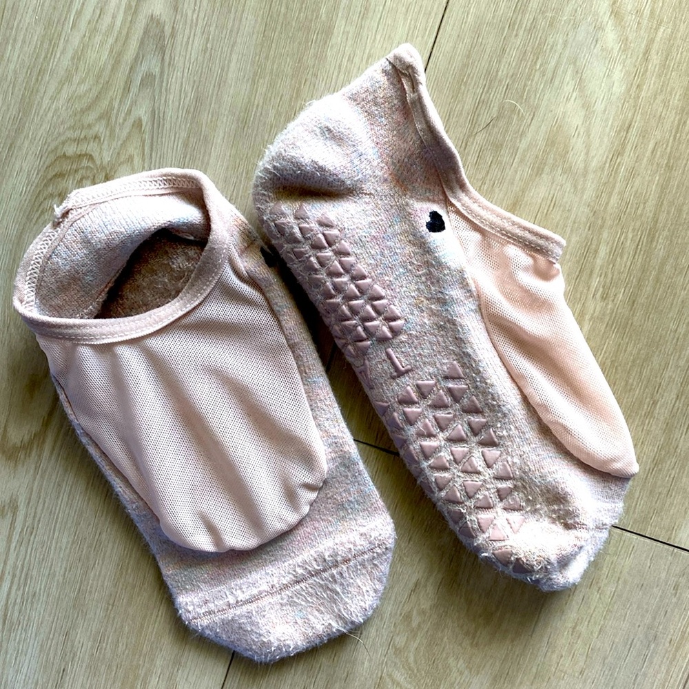 Sheer Mesh Sparkle Pure Barre by Tavi Sticky Socks